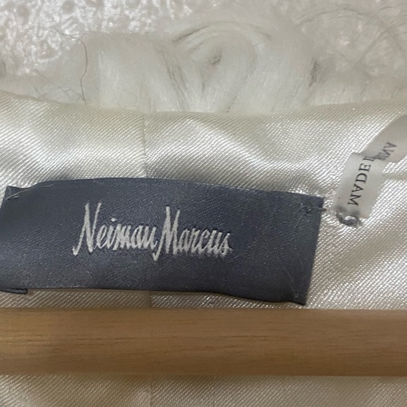 Nieman Marcus Faux Fur Vest in Black and White - Picture 4 of 5